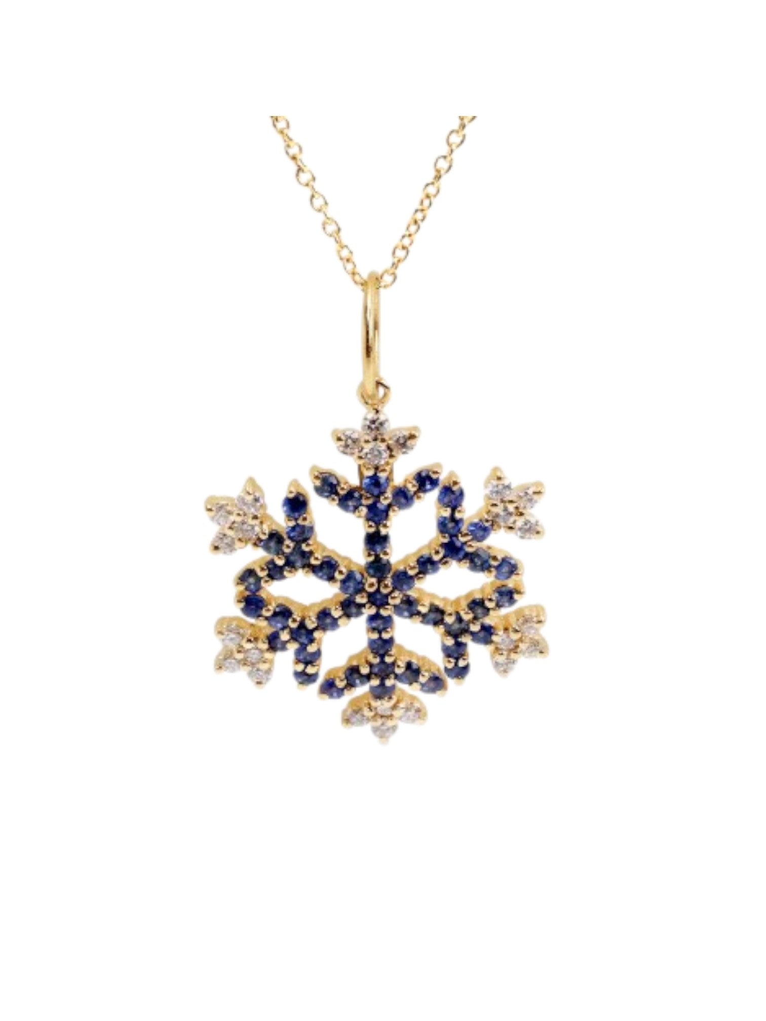 Trendy Frost Design 925 Sterling Silver CZ Stone Gold Plated Pendant With Chain For Women By Kesardeep